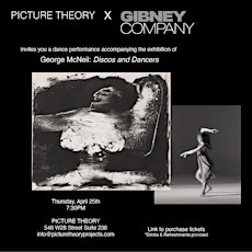 Picture Theory X  Gibney Company :  George McNeil — Discos and  Dancers