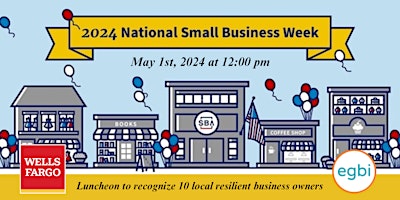 Primaire afbeelding van Special Small Business Week Presentation and Luncheon