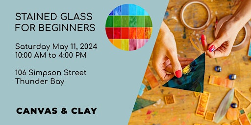 Imagem principal do evento Stained Glass for Beginners (Day Class)