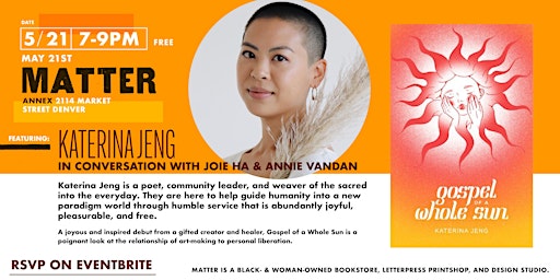 Book Talk and Signing with Katerina Jeng, Joie Ha, and Annie VanDan primary image