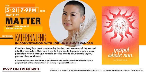 Book Talk and Signing with Katerina Jeng, Joie Ha, and Annie VanDan