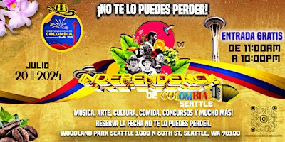 Image principale de INDEPENDENCIA DE COLOMBIA SEATTLE 2024