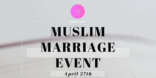 Virtual Muslim Marriage Event Ages 20-35 primary image
