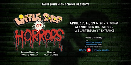 Little Shop of Horrors - Saturday, April 20 (MATINEE)