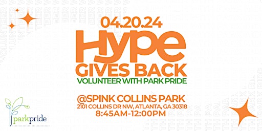 Image principale de HYPE Gives Back! - Volunteer with Park Pride