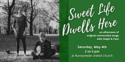 Sweet Life Dwells Here ~ Afternoon Singing Retreat with Steph & Paul primary image