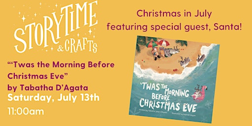 Imagen principal de Storytime with Tabatha D'Agata, 'TWAS THE MORNING BEFORE CHRISTMAS EVE