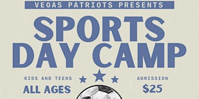 Imagem principal do evento Sports Day Camp - Vegas Patriots