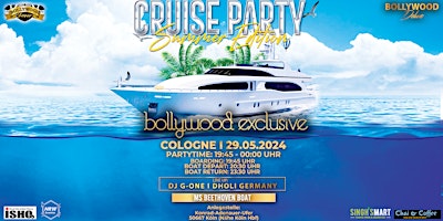 Primaire afbeelding van BOLLYWOOD BOAT CRUISE PARTY IN KÖLN