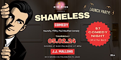 Primaire afbeelding van Shameless Comedy "Launch Party"