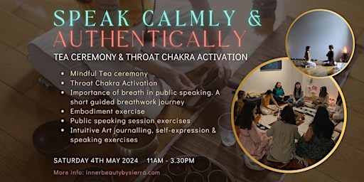 Imagem principal do evento Speak calmly & authentically | Public speaking & authentic Self-expression