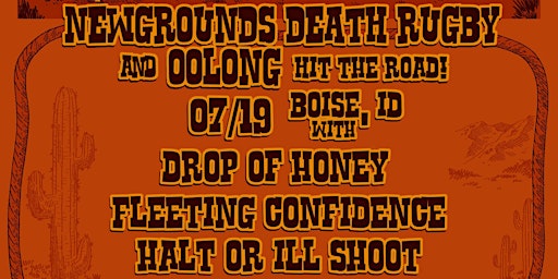 Imagem principal do evento Newgrounds Death Rugby+ Oolong Hit the Road