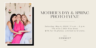 Imagem principal de Houston Mother’s Day & Spring Photo Event!