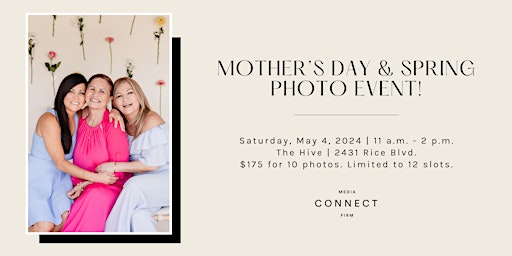 Imagem principal do evento Houston Mother’s Day & Spring Photo Event!