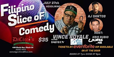 Filipino Slice of Comedy With Vince Royale & Friends primary image