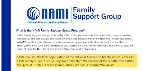 NAMI Family Support Group Whidbey