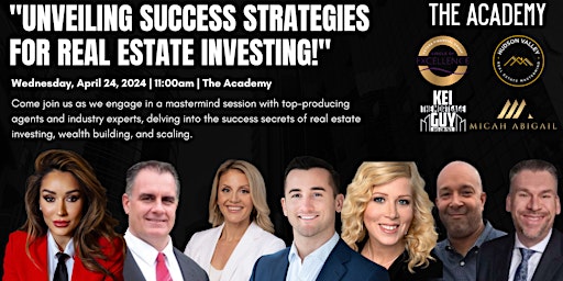 Hauptbild für Success Secrets to Investing and Scaling in Real Estate