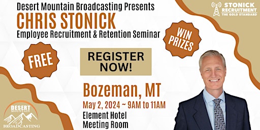 Primaire afbeelding van Recruitment & Retention Seminar - Bozeman