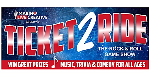 Primaire afbeelding van Sunday Funday!  Featuring "TICKET2RIDE! The Rock & Roll Game Show"