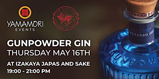 Image principale de Gunpowder Gin Tasting at Dublin / Yamamori Izakaya