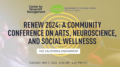 RENEW 2024: Community Conference on Arts, Neuroscience, & Social Wellness  primärbild
