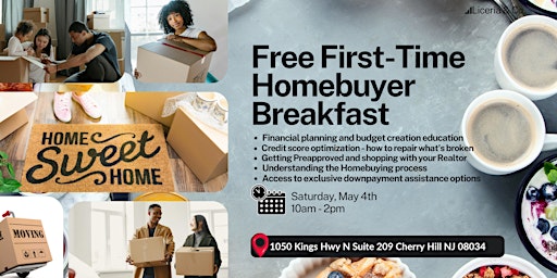 Imagem principal do evento Free First-Time Homebuyer Breakfast!