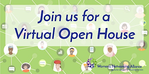 Primaire afbeelding van Women's Networking Alliance: Virtual Chapter Open House