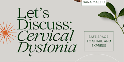 Imagem principal do evento Let’s Discuss: Cervical Dystonia