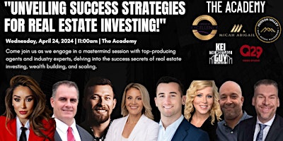 Image principale de Success Secrets to Investing and Scaling in Real Estate