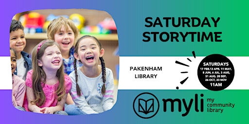 Imagem principal do evento Saturday Storytime @ Pakenham Library