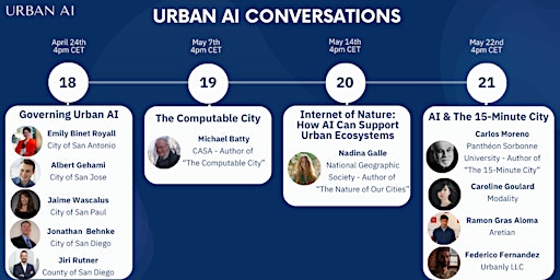 Imagem principal do evento Urban AI Conversations
