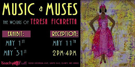 Imagem principal do evento Artist's Reception - Music and Muses by Teresa Ficaretta