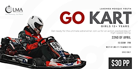 Go karting - Girls School holiday