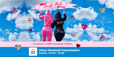 Primaire afbeelding van Craft DIY: Customize a Velour Sweatsuit!