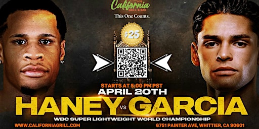 Imagem principal do evento DAZN: Devin Haney vs. Ryan Garcia