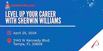 Imagem principal do evento Level Up Your Career with Sherwin Williams