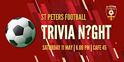 Hauptbild für St Peters Football Trivia Night