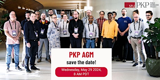 Hauptbild für Public Knowledge Project | 2024 Annual General Meeting