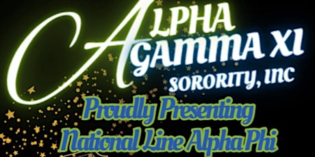 ALPHA GAMMA XI Miltary Sorority Presents National Line Alpha Phi