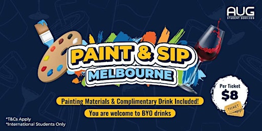 Imagen principal de [AUG Melbourne] Paint & Sip