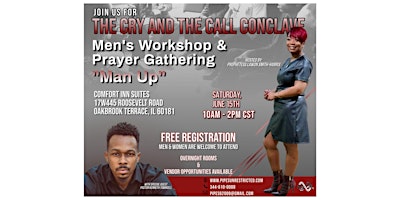 Hauptbild für The Cry and The Call Conclave Prayer Gathering Man Up