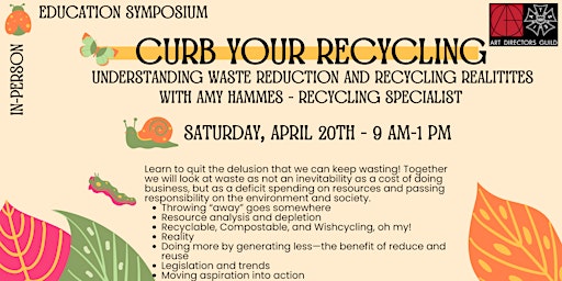 Immagine principale di Curb Your Recycling - Education Symposium with Amy Hammes 