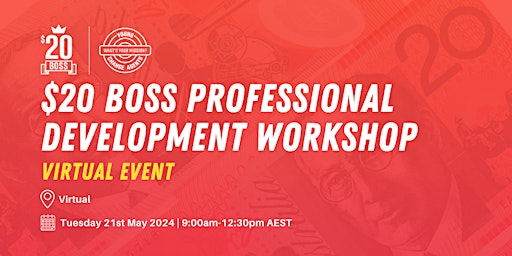20 Boss Funded Professional Development Workshop | Virtual Term 2  primärbild
