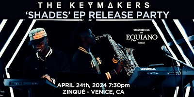 Primaire afbeelding van The Keymakers - 'SHADES' EP Release Party