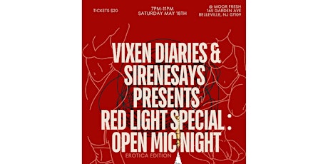 Red Light Special : Open Mic Erotica Edition
