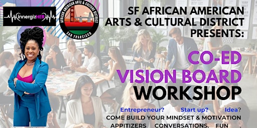 Image principale de CO-ED Vision Board Workshop for Entrepreneurs! MINDSET & MOTIVATION is KEY