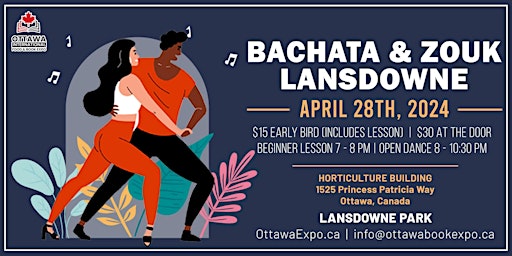 Bachata Lansdowne / Zouk | Latin Dancing:  Slow Dating + Food and Book Expo primary image