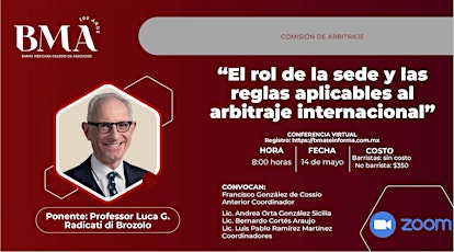 "El rol de la sede y las reglas aplicables al arbitraje internacional"  primärbild