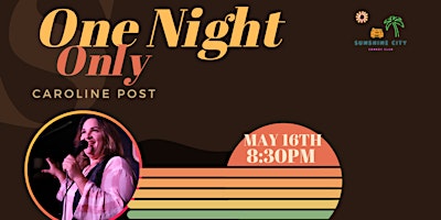 C.P. Post | Thur May 16th | 8:30pm - One Night Only primary image