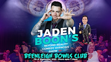 Imagem principal do evento Beyond Reality - Jaden Boon's Comedy Hypnosis Show 18+